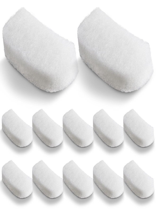 Pushglossy 12 Pcs Water Polishing Pads Compatible with Fluval 106/107/206/207 Canister Filter Media Compatible with Quick Clear Aquarium Bio Sponge Fish Tank Aquarium Accessories Replacement - Image 1